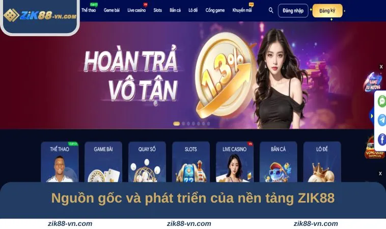 Nguồn gốc và phát triển của nền tảng ZIK88